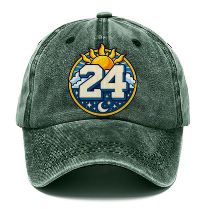 All Day Every Hour Number Club Classic Cap – Forest Mist