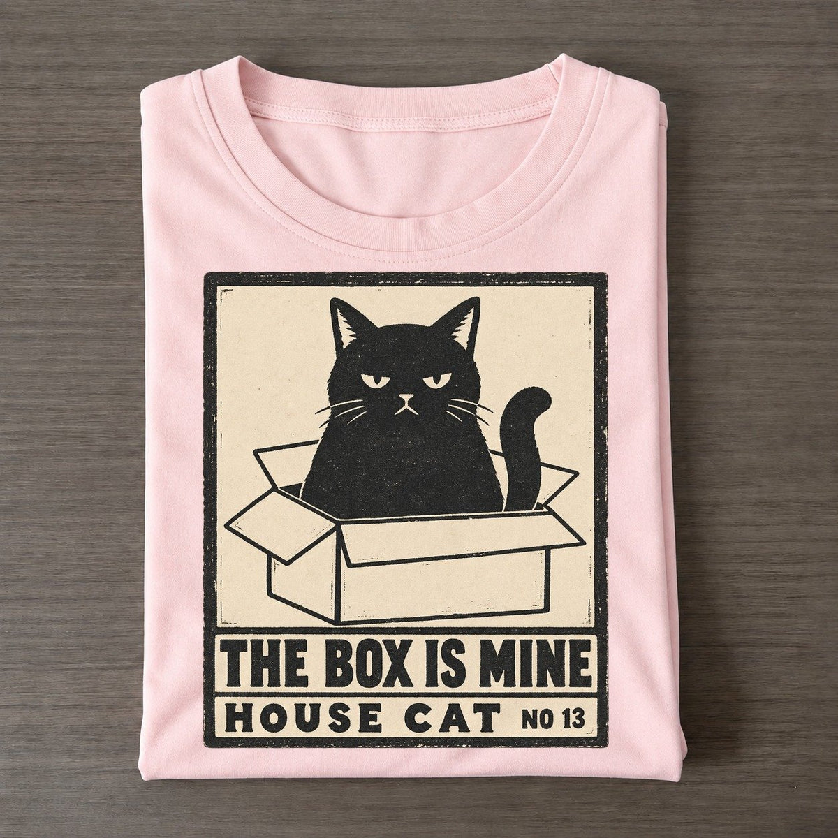 The Box Is Mine Neko Says No Classic T-shirt – Pink