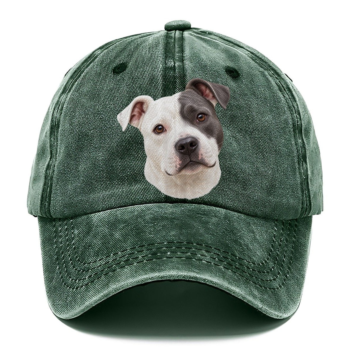 Staffy Curious Eye Patch Pastimes Companions Classic Cap – Forest Mist