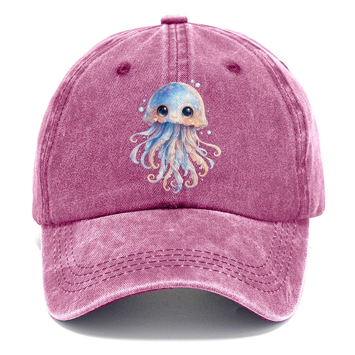 Cute Octopus Creature Classic Cap – Dusty Rose