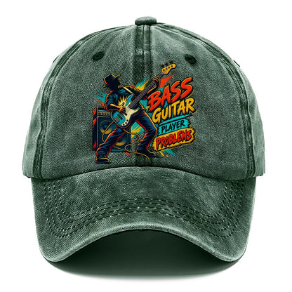 Bass Guitar Player Problems Music Instruments Classic Cap – Forest Mist