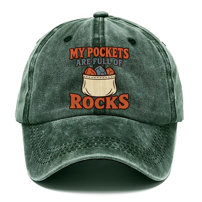 Overfilled Rock Pockets Rocks And Minerals Classic Cap – Forest Mist
