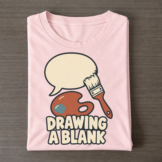 Drawing A Blank Familiar Punchlines Classic T-shirt – Pink