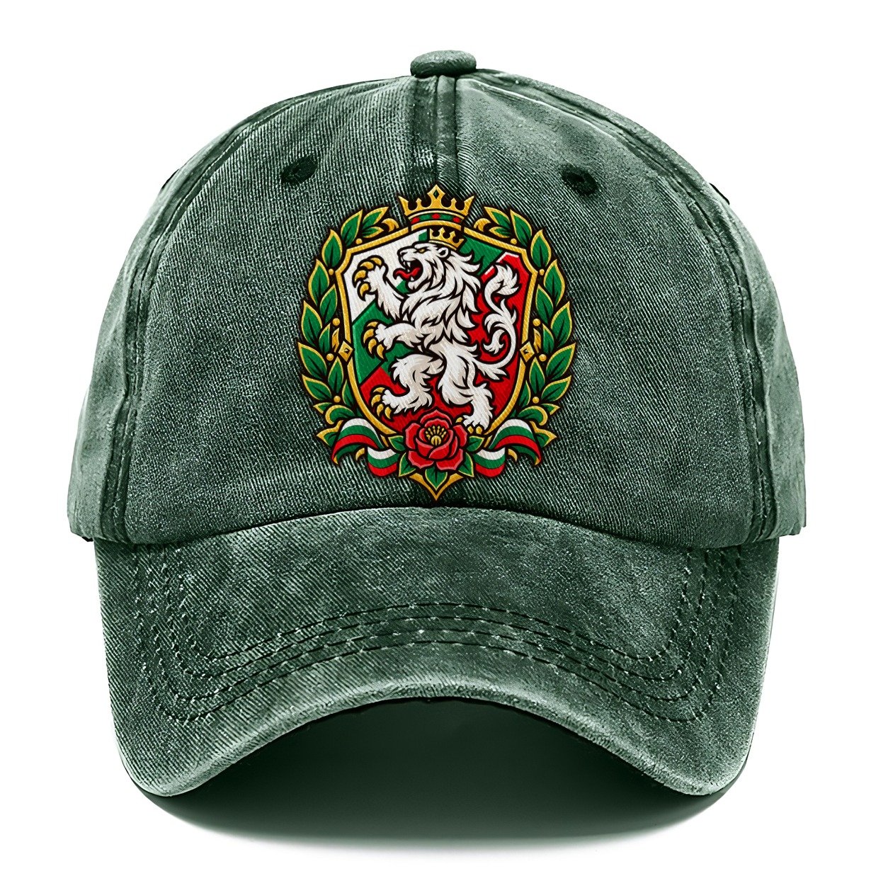Bulgaria Heraldic Crest Country Logos Classic Cap – Forest Mist