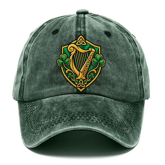 Ireland Minimal Emblem Country Logos Classic Cap – Forest Mist