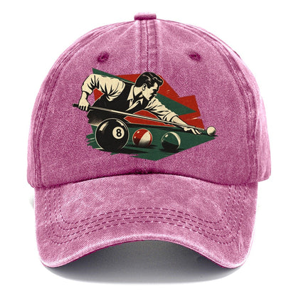 Pool Player with 8 Ball Classic Cap – Dusty Rose