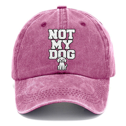 Not My Dog Classic Cap – Dusty Rose