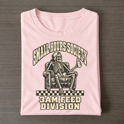 Three Am Feed Small Hours Society Classic T-shirt – Pink
