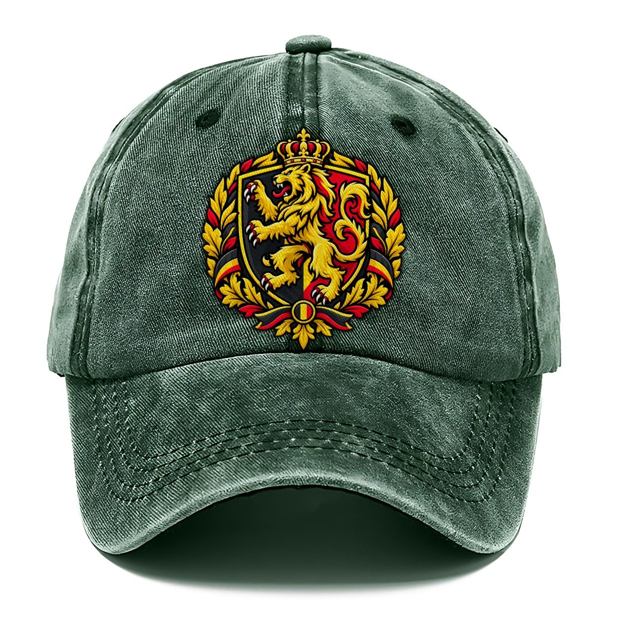 Belgium Heraldic Crest Country Logos Classic Cap – Forest Mist