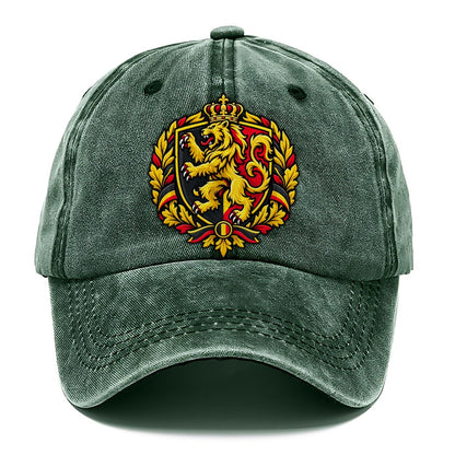 Belgium Heraldic Crest Country Logos Classic Cap – Forest Mist
