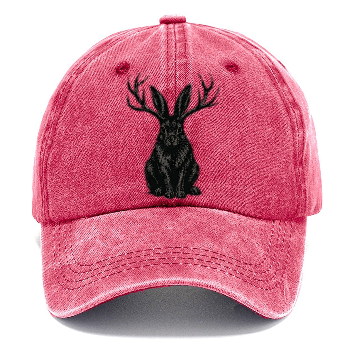 Jackalope Gestural Marks Classic Cap – Pomegranate Blush