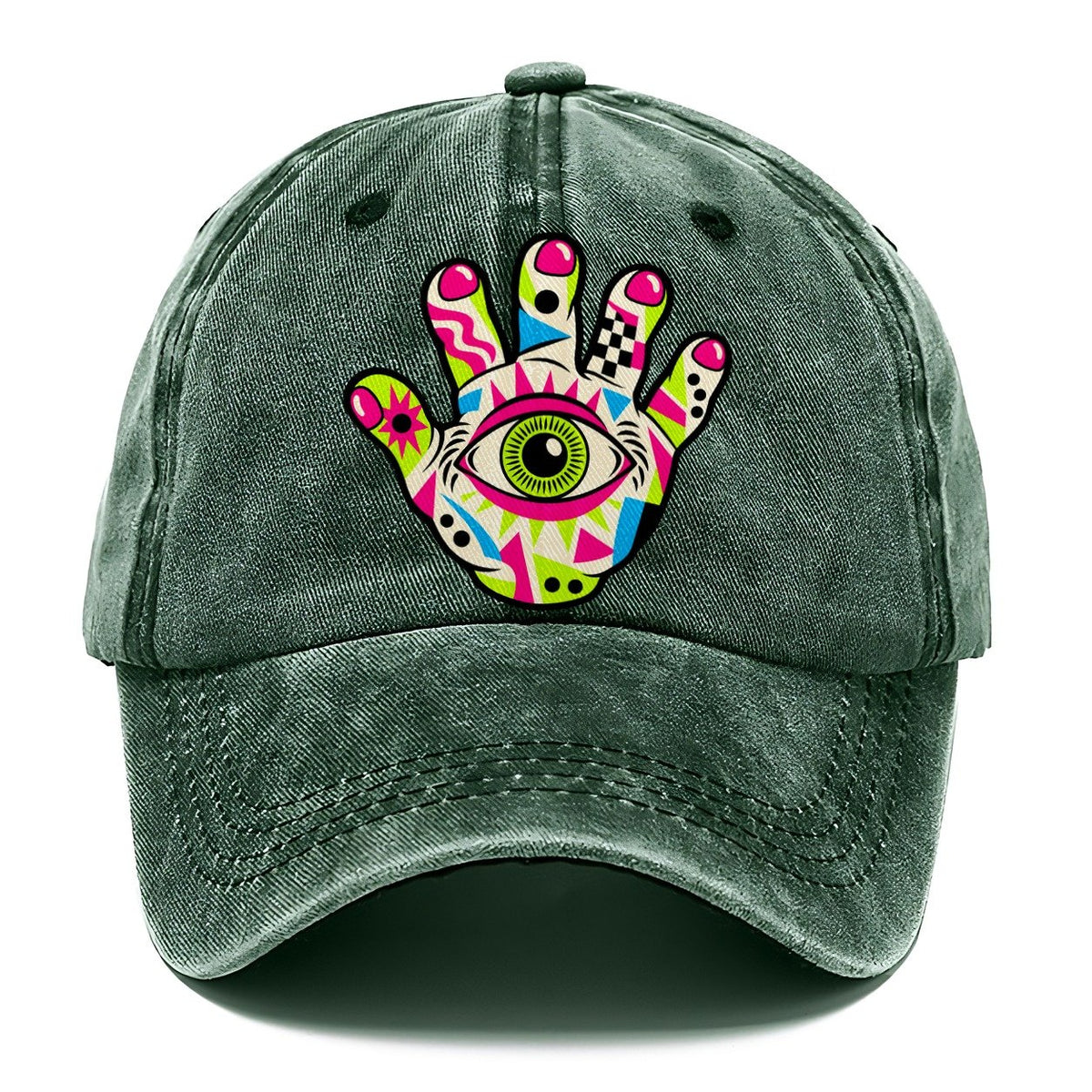 Eye In The Hand Crazy Styles Classic Cap – Forest Mist