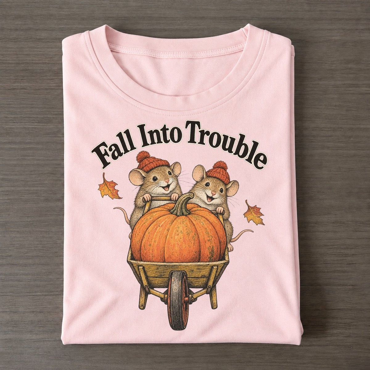 Fall Into Trouble Kerfuffle Club Classic T-shirt – Pink