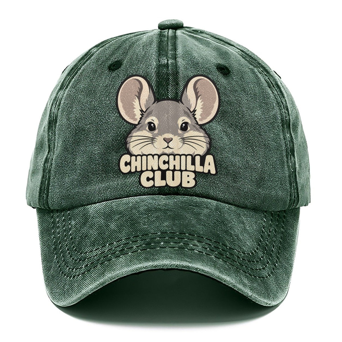 Chinchilla Club Small Pet Logos Classic Cap – Forest Mist