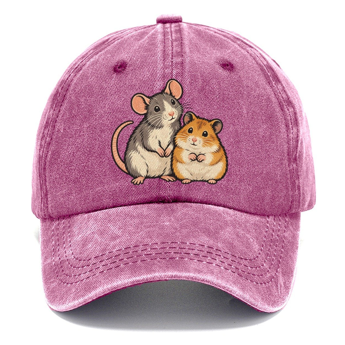 Rat And Hamster Small Pet Logos Classic Cap – Dusty Rose