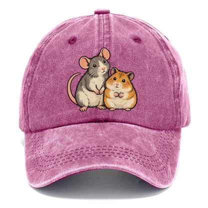 Rat And Hamster Small Pet Logos Classic Cap – Dusty Rose