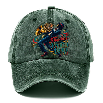 Timeless French Horn Music Instruments Classic Cap – Forest Mist