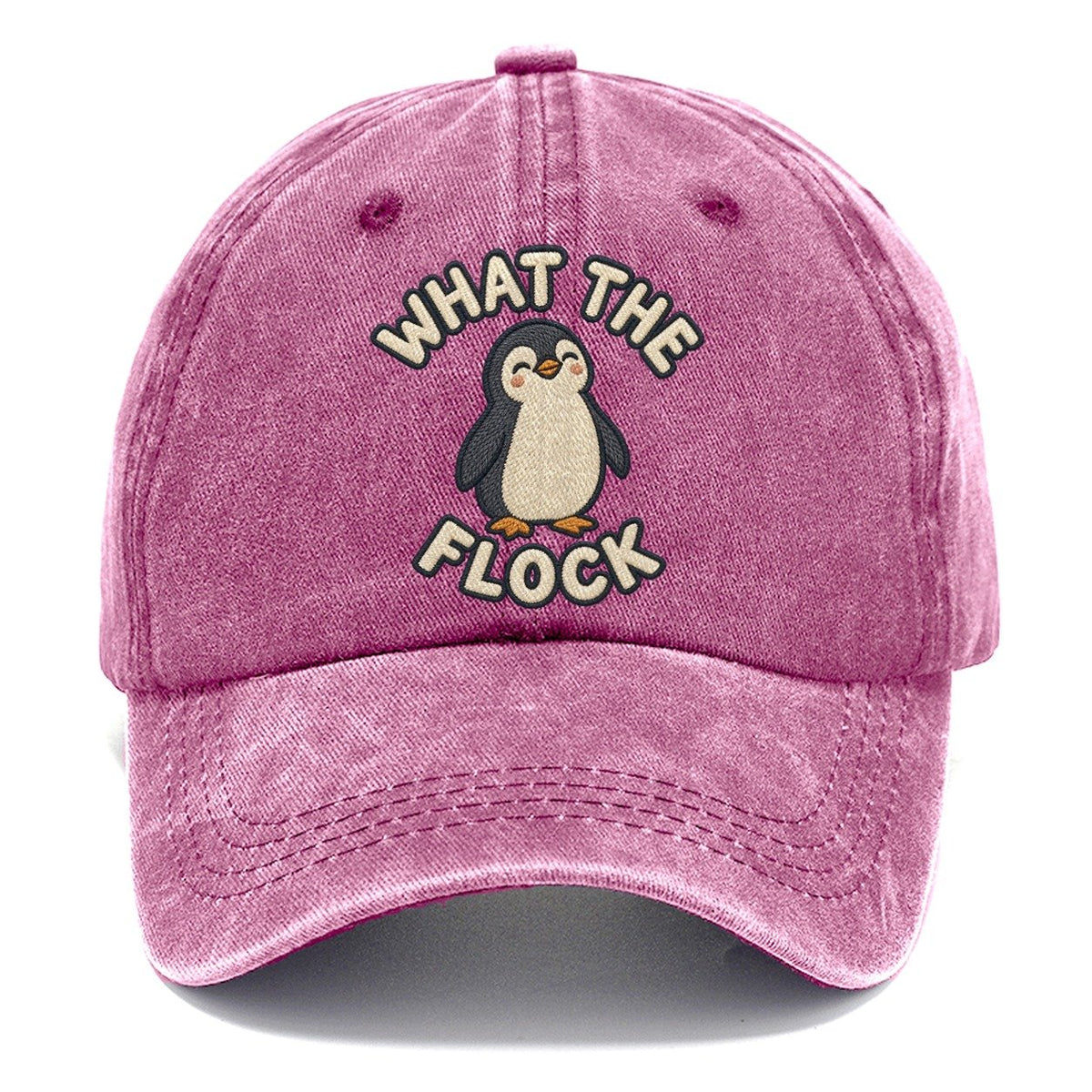 Penguin Animal Puns Classic Cap – Dusty Rose