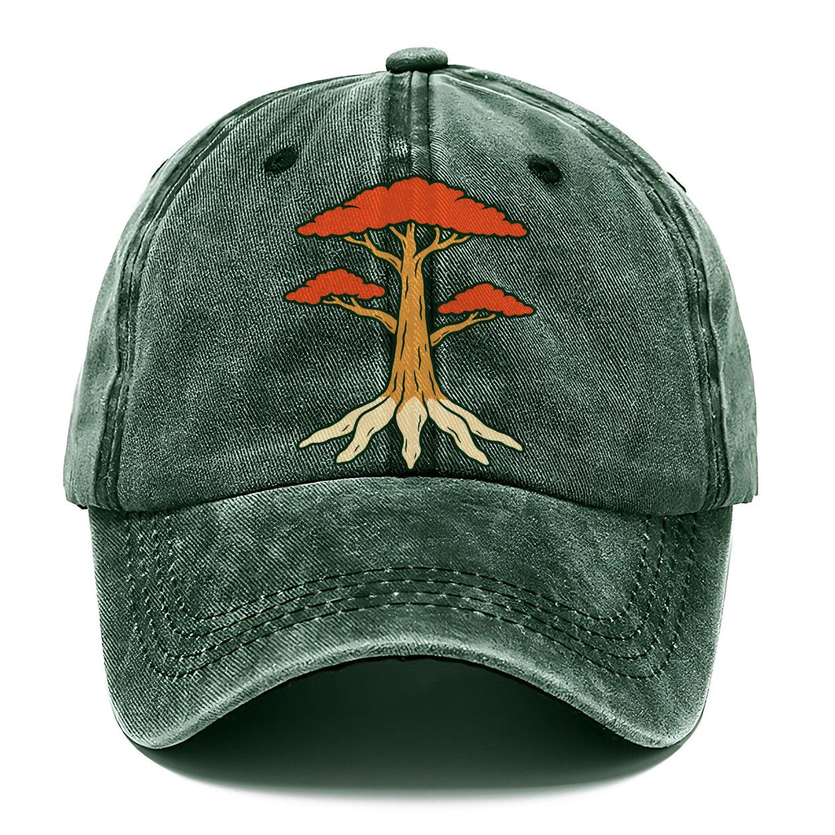 Upright Maple Study Bonsai Classic Cap – Forest Mist