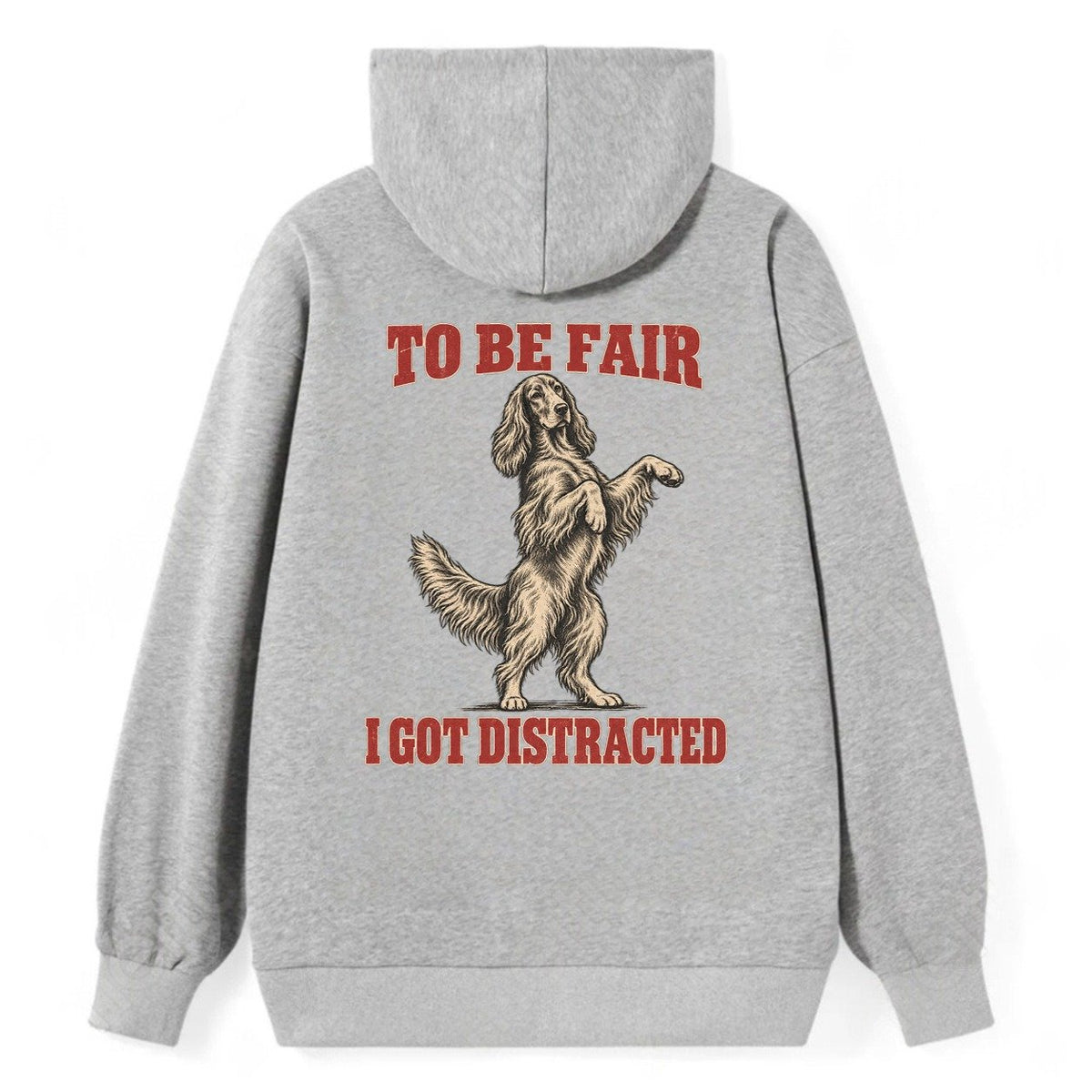 Irish Setter Dog Declarations Classic Pullover Hoodie – Grey