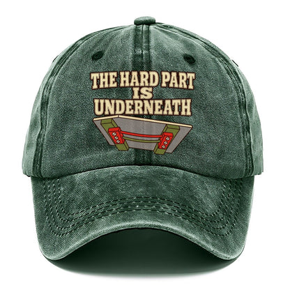 The Hard Part Is Underneath Model Railways Classic Cap – Forest Mist