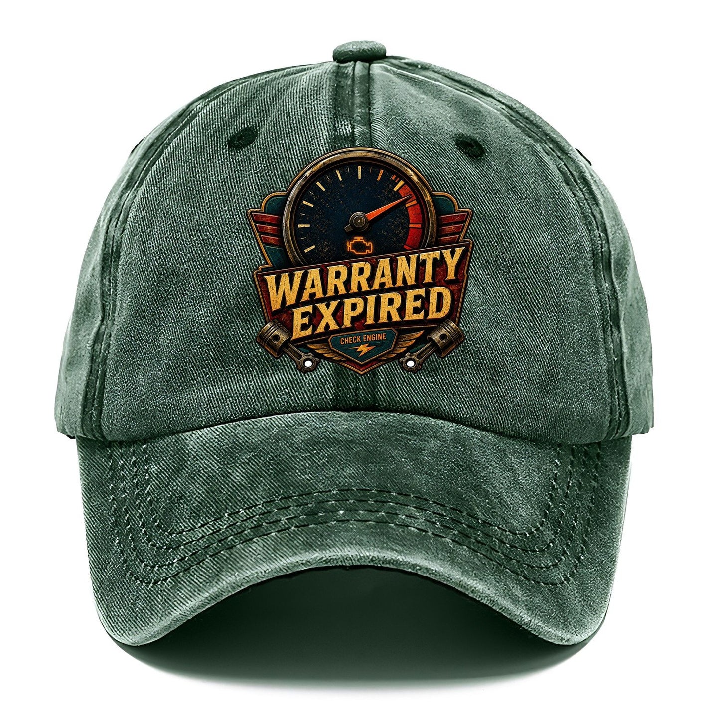 Warranty Expired Check Engine Classic Cap – Forest Mist