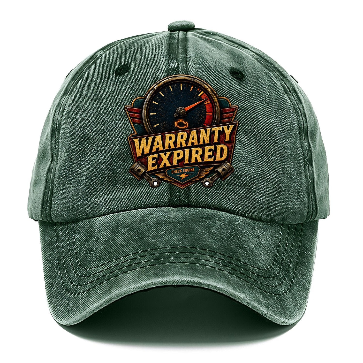 Warranty Expired Check Engine Classic Cap – Forest Mist