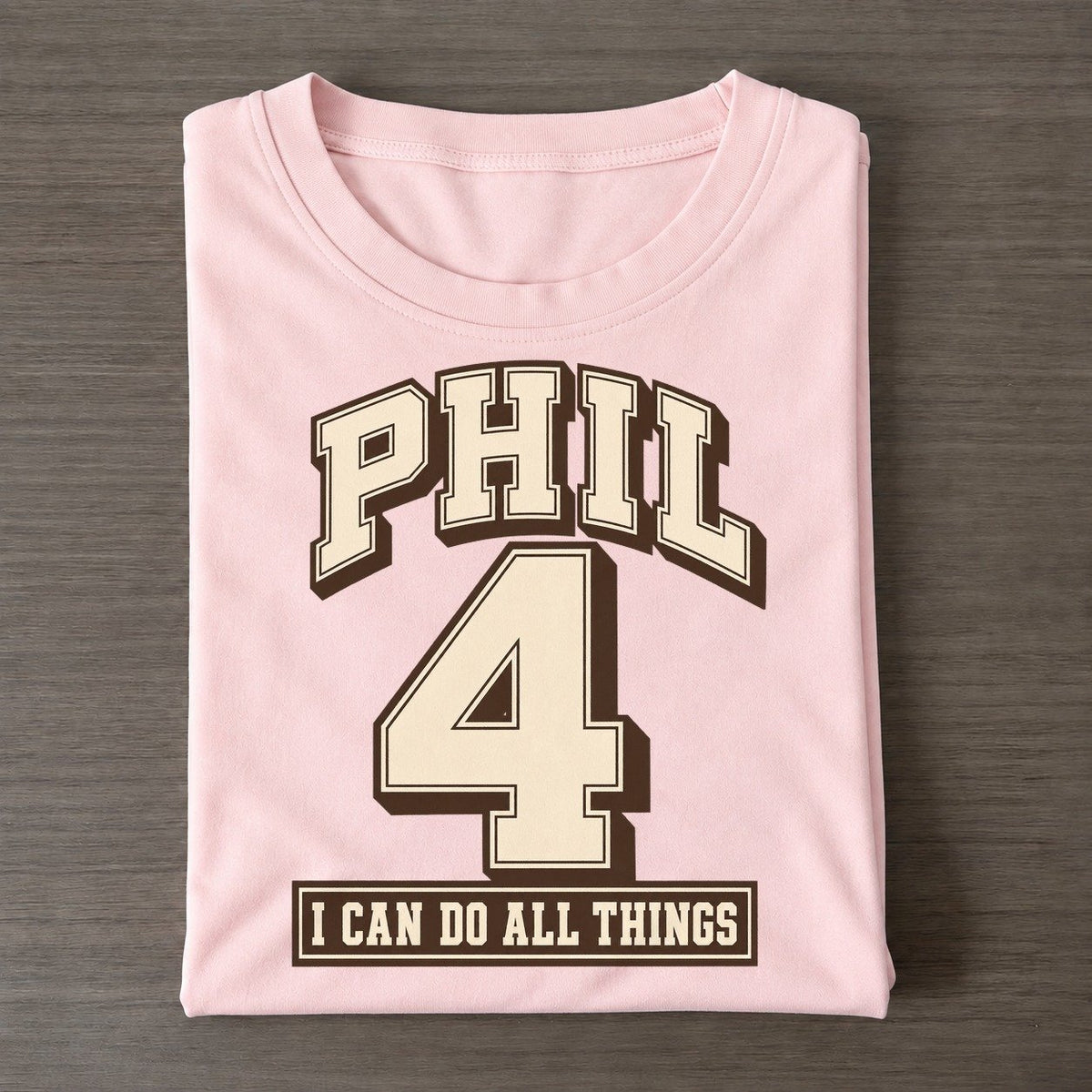Philippians 4 Varsity Chapel Varsity Classic T-shirt – Pink
