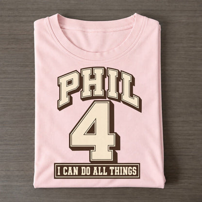 Philippians 4 Varsity Chapel Varsity Classic T-shirt – Pink