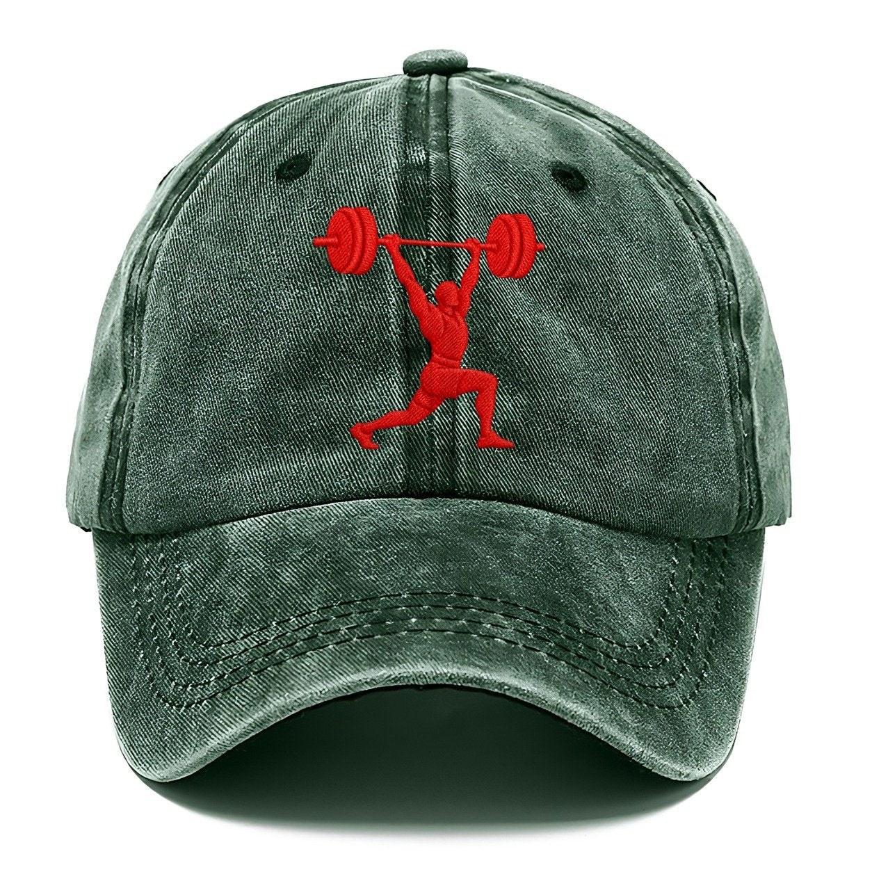 Weightlifter Split Jerk Micro Motion Mark Classic Cap – Forest Mist