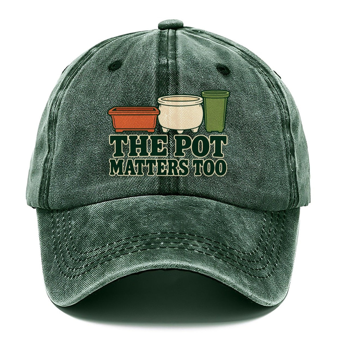 The Pot Matters Too Bonsai Classic Cap – Forest Mist