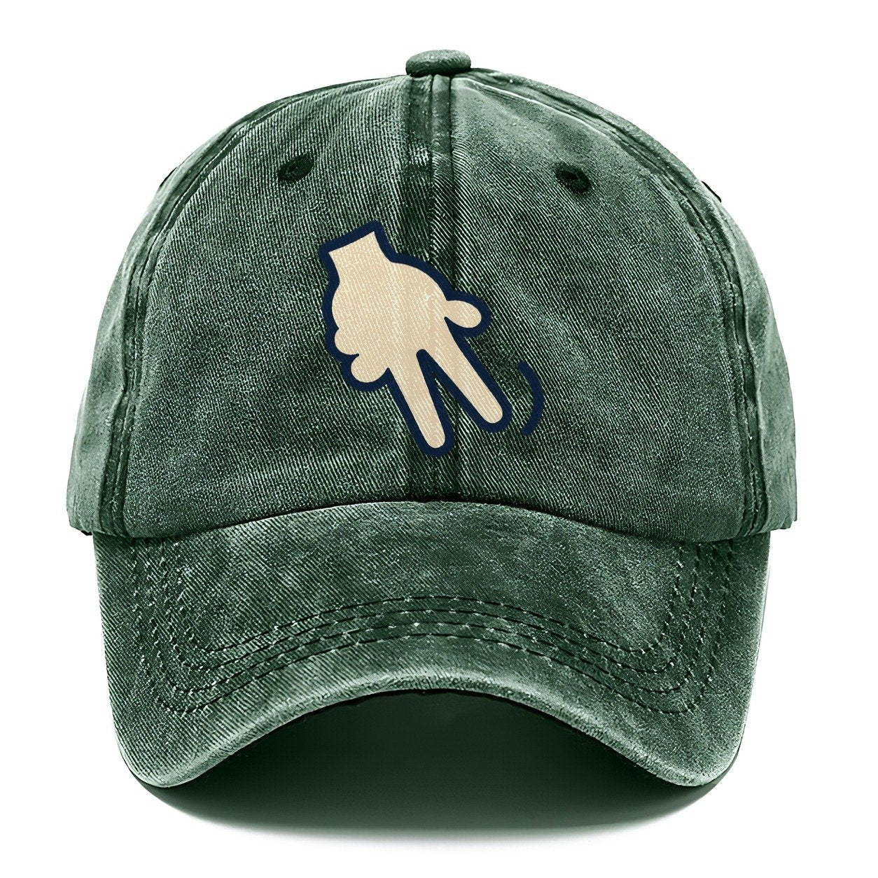 Doubles Hand Signal Behind Back Tennis Match Rituals Classic Cap – Forest Mist
