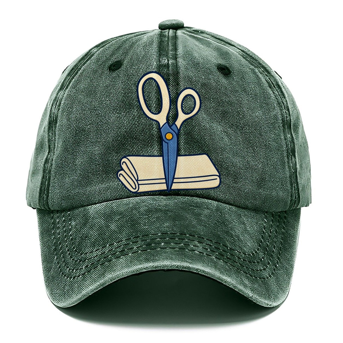 Fabric Shears Study Sewing And Quilting Classic Cap – Forest Mist