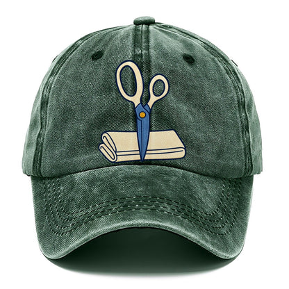 Fabric Shears Study Sewing And Quilting Classic Cap – Forest Mist