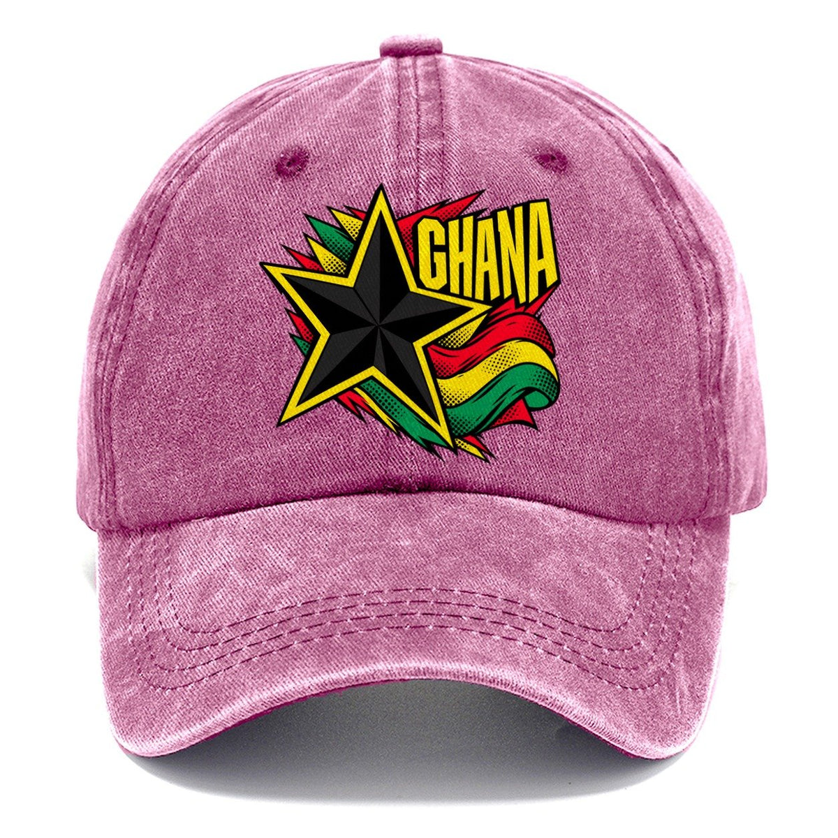Ghana Black Star Classic Cap – Dusty Rose