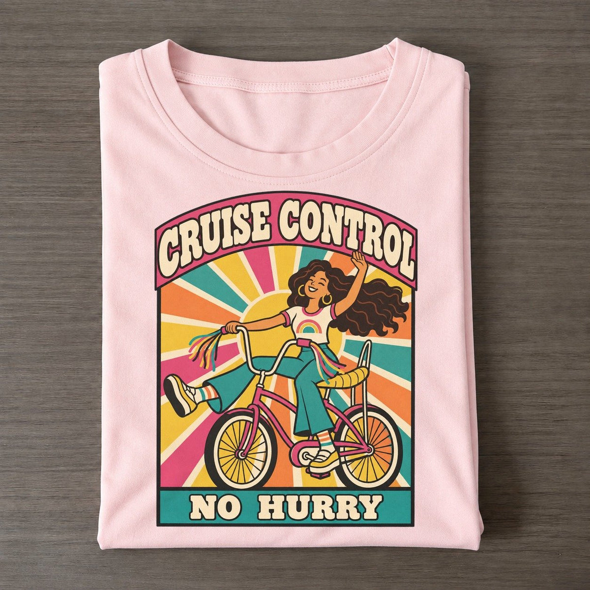 Bike Cruiser Boogie Bodies Classic T-shirt – Pink
