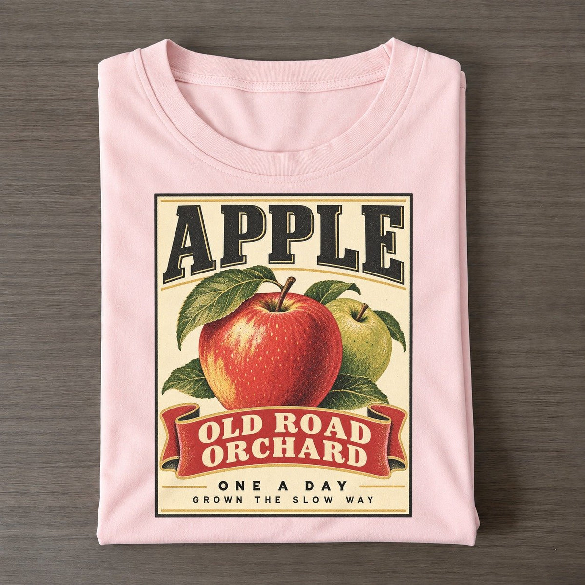 Apple Orchard Crate Classic T-shirt – Pink