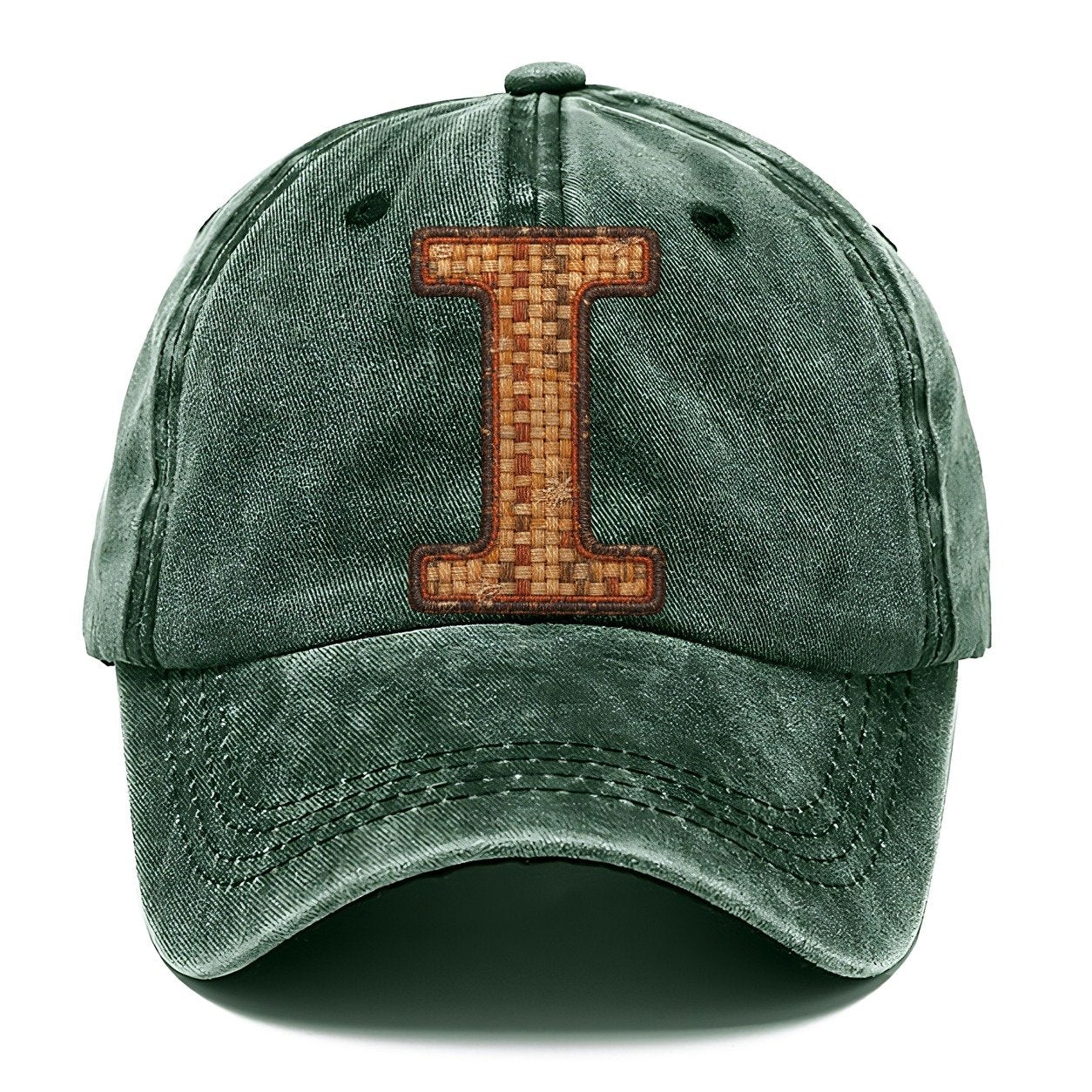 Woven Tweed I Monogram Classic Cap – Forest Mist