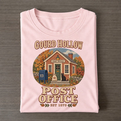 Post Office Gourd Hollow Classic T-shirt – Pink