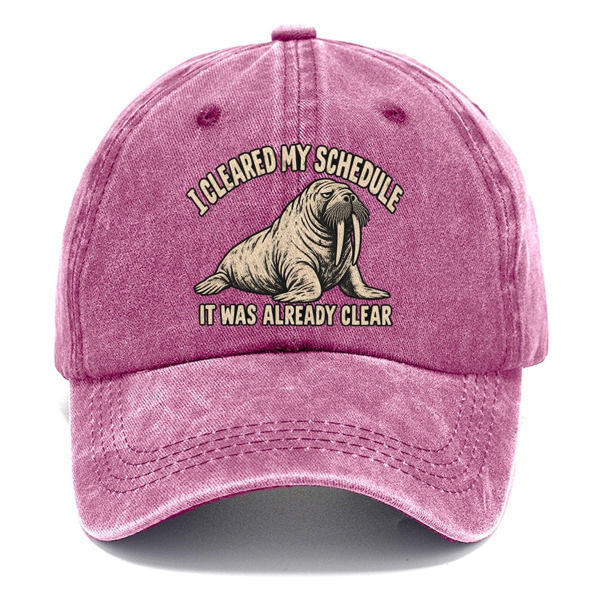 Walrus Clear Schedule No Worm Club Classic Cap – Dusty Rose
