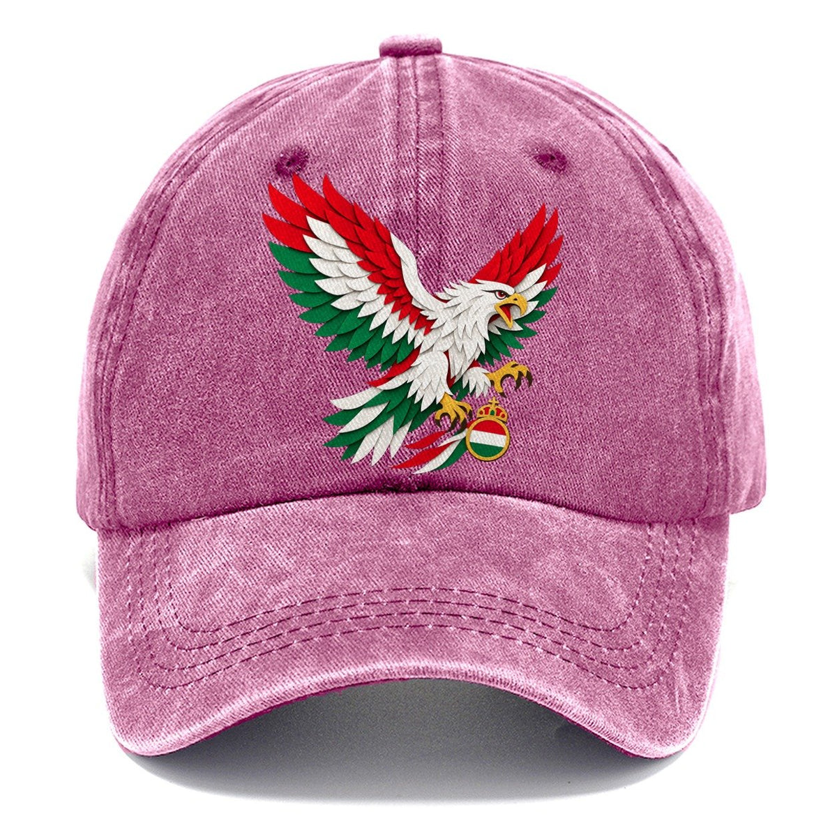 Cut-Paper Hungary Crest Classic Cap – Dusty Rose