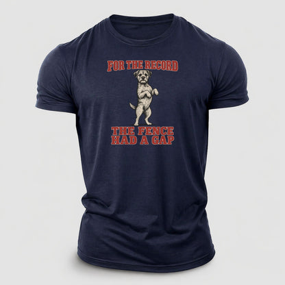 Border Terrier Dog Declarations Cotton T-Shirt – Navy