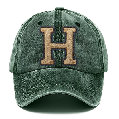 Varsity Chenille H Monogram Classic Cap – Forest Mist