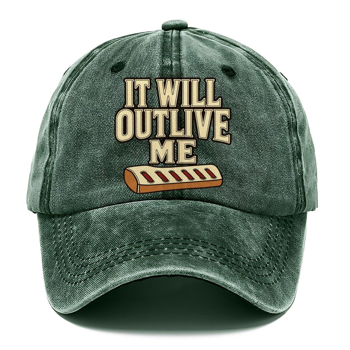 It Will Outlive Me Leathercraft Classic Cap – Forest Mist
