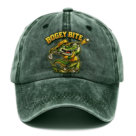 Bogey Bite Gator Classic Cap – Forest Mist