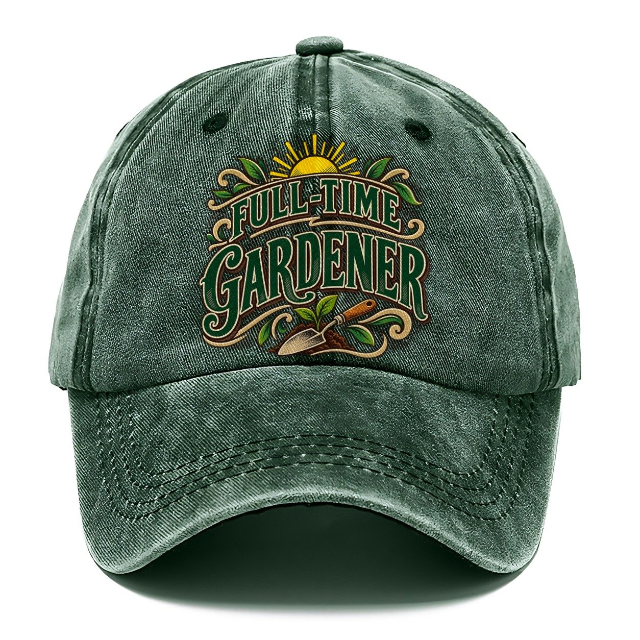 Full Time Gardener Retired Living Classic Cap – Forest Mist