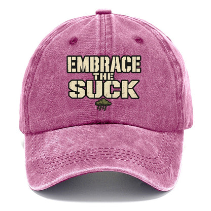 Embrace The Suck Barracks Wit Classic Cap – Dusty Rose