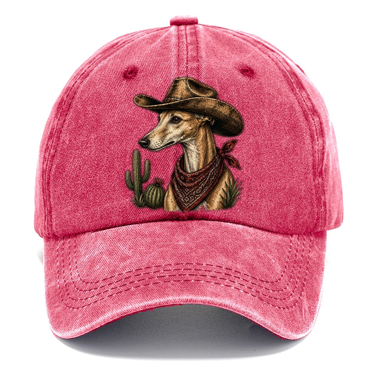 Western Fawn Whippet Classic Cap – Pomegranate Blush