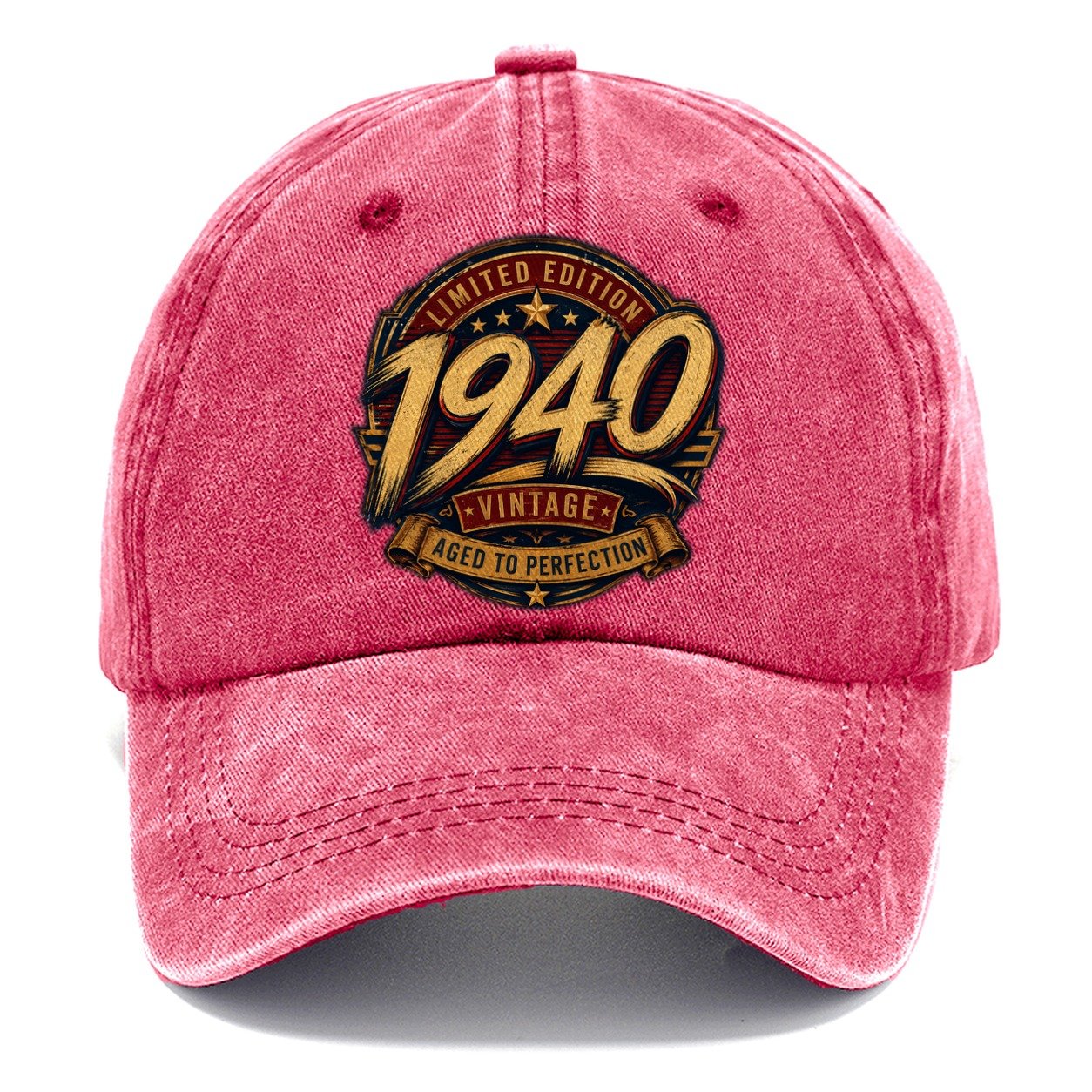 1940 Limited Edition Retro Americana Classic Cap – Pomegranate Blush
