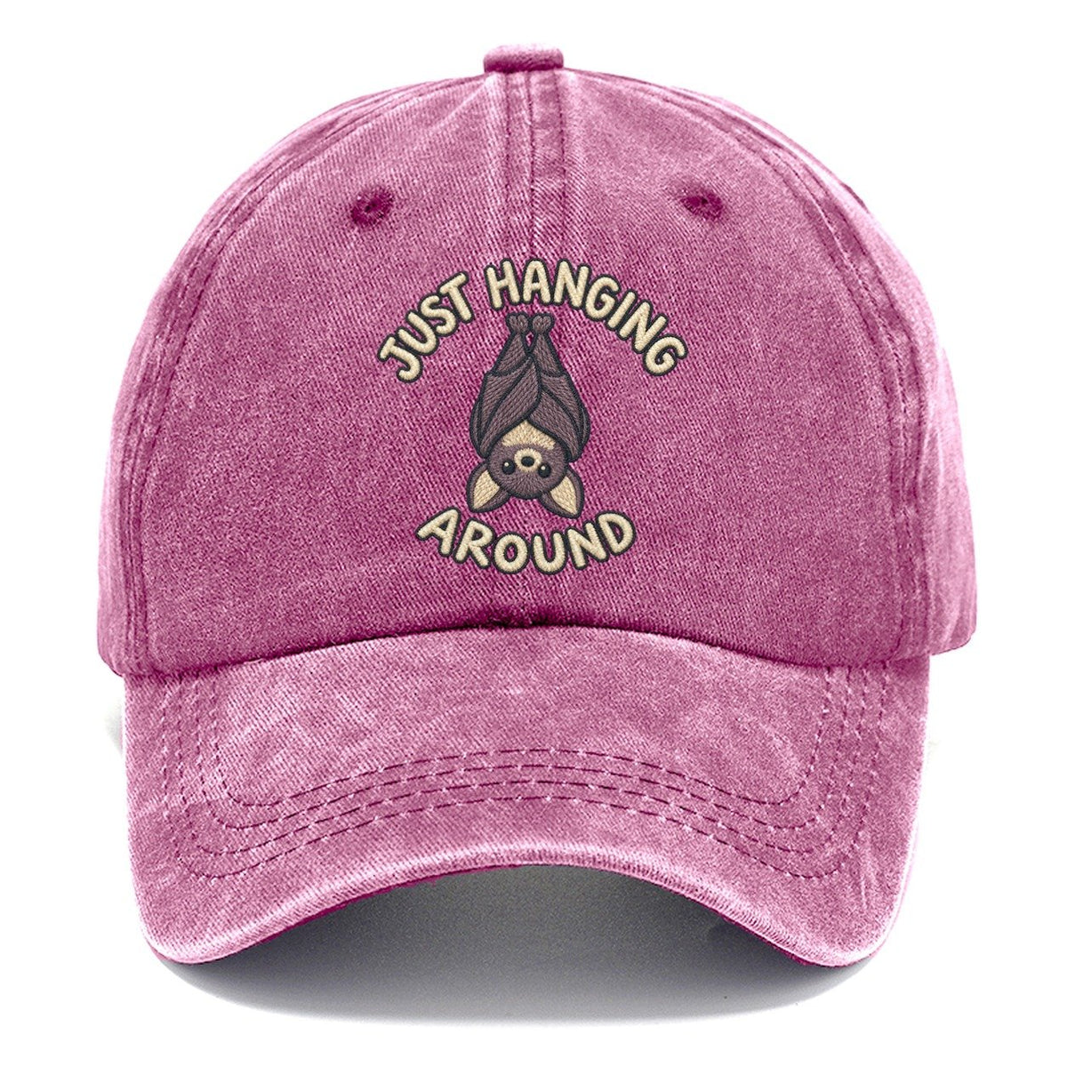 Bat Animal Puns Classic Cap – Dusty Rose